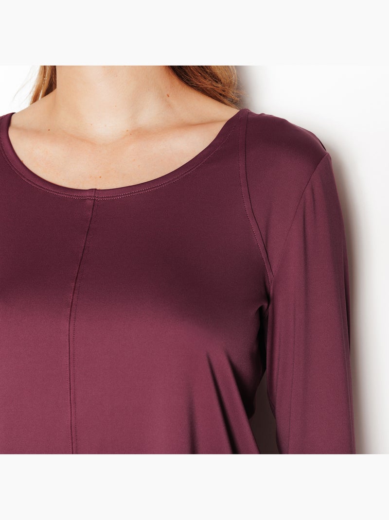 Sweat joa - rougegorge lingerie Bordeaux - Kiabi
