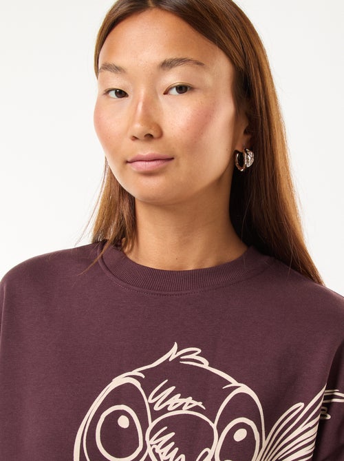 Sweat large imprimé 'Stitch' - Kiabi