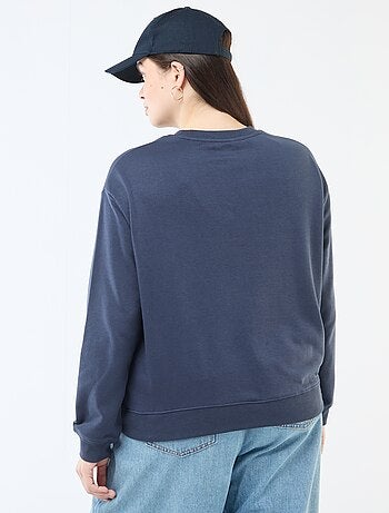 Sweat léger en French Terry avec inscription