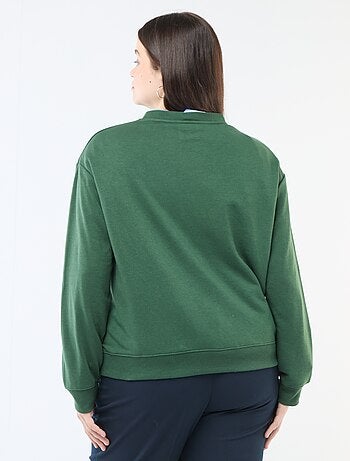 Sweat léger en French Terry avec inscription