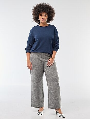 Sweat léger uni à col rond