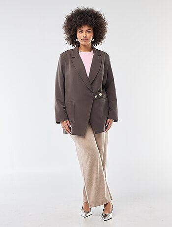 Sweat léger uni à col rond