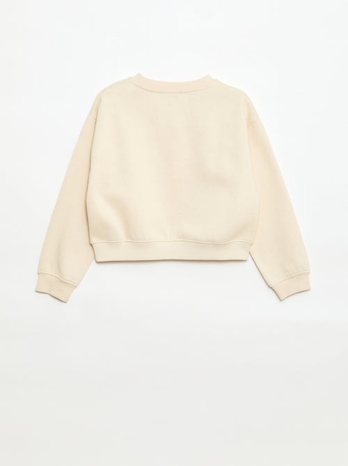 Sweat loose à motif sister - Kiabi