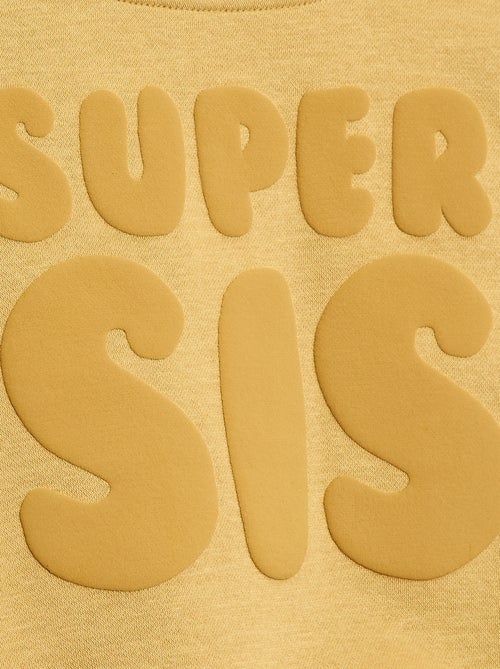 Sweat loose à motif sister - Kiabi