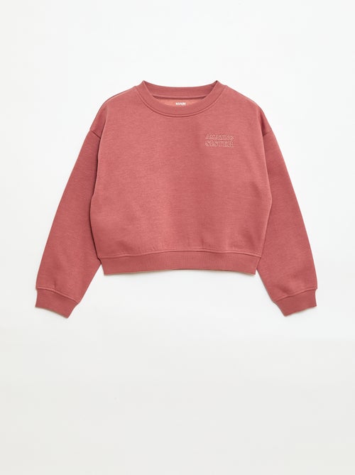 Sweat loose à motif sister - Kiabi Sweat loose à motif sister - Kiabi
