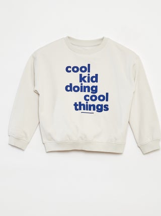Sweat loose avec imprimé