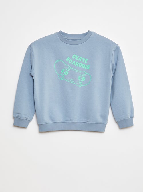 Sweat loose avec imprimé - Kiabi