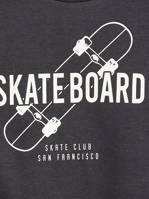 Sweat loose avec imprimé - Kiabi