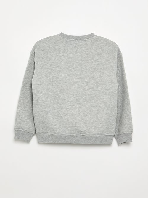 Sweat loose avec imprimé - Kiabi
