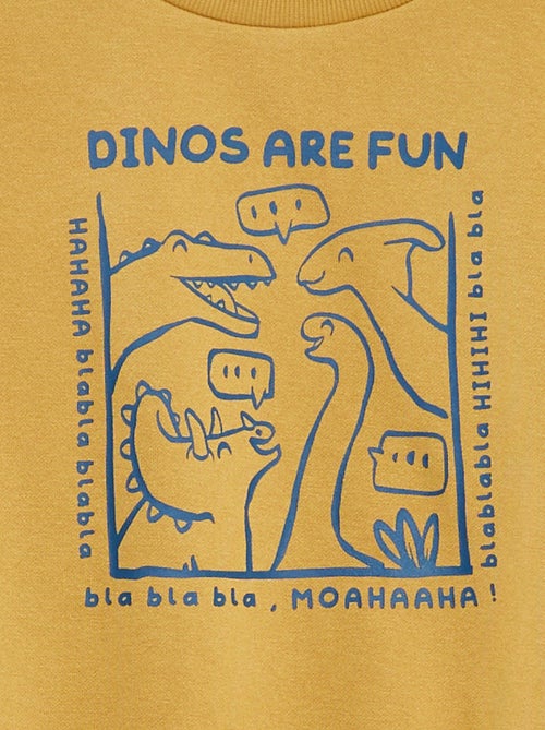 Sweat loose avec imprimé - Kiabi