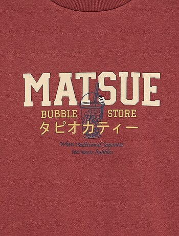 Sweat loose avec imprimé