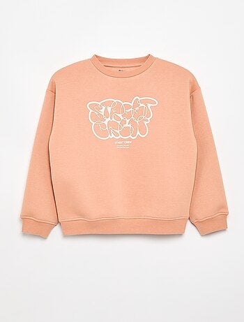 Sweat loose avec imprimé