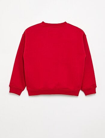 Sweat loose avec imprimé