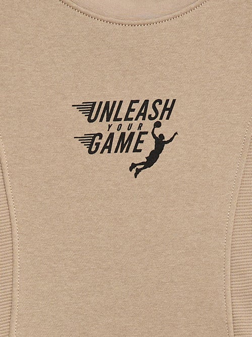 Sweat loose en molleton - Kiabi Sweat loose en molleton - Kiabi