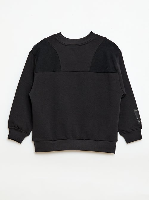 Sweat loose en molleton - Kiabi