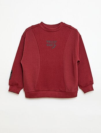 Sweat loose en molleton