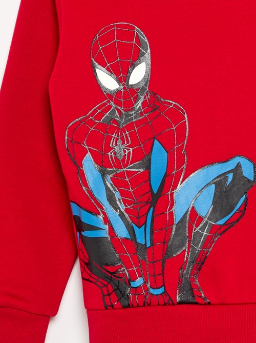 Sweat 'Marvel' 'Spider-man' à capuche - Kiabi