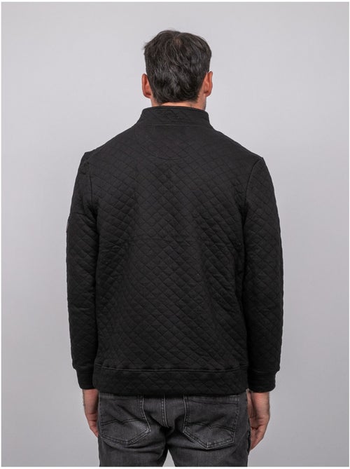 Sweat matelassé col montant zippé woribou - Kiabi Sweat matelassé col montant zippé woribou - Kiabi