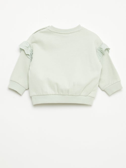 Sweat 'Minnie' 'Disney' avec volants aux emmanchures - Kiabi