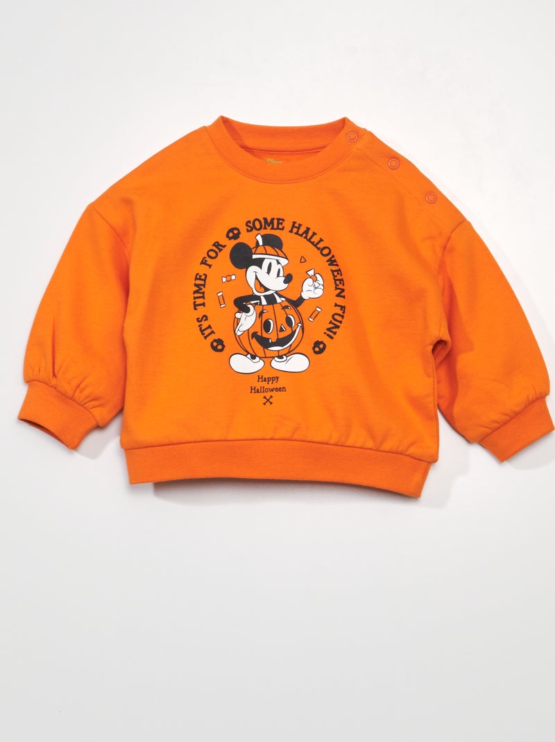 Sweat 'Minnie Mouse' - Halloween Orange - Kiabi