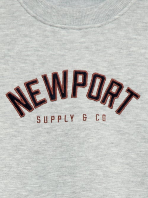 Sweat molleton avec imprimé velours - Kiabi Sweat molleton avec imprimé velours - Kiabi