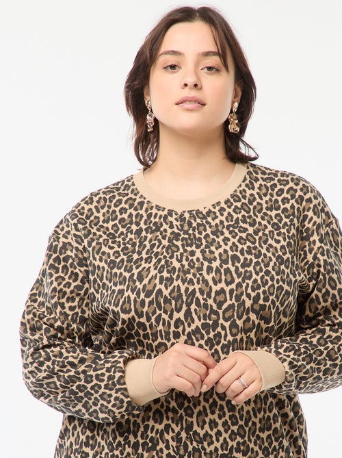 Sweat molleton imprimé - Kiabi