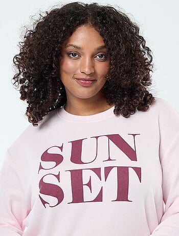 Sweat molleton imprimé