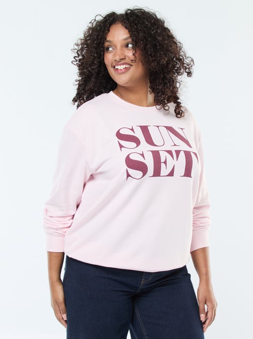 Sweat molleton imprimé - Kiabi