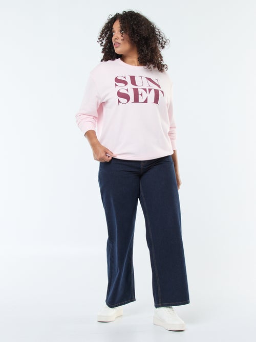 Sweat molleton imprimé - Kiabi