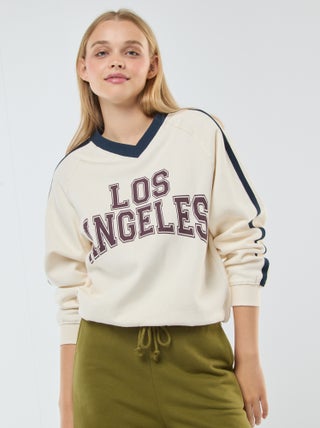 Sweat molleton sportswear