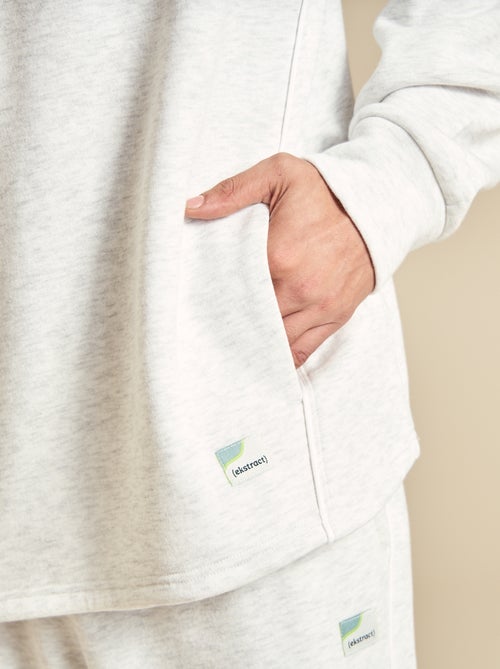 Sweat multi-sport avec col camionneur zippé - (ekstract) - Kiabi