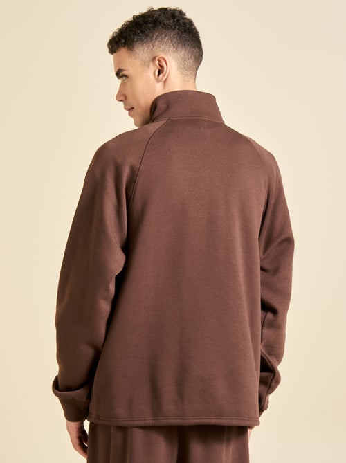 Sweat multi-sport avec col camionneur zippé - (ekstract) - Kiabi