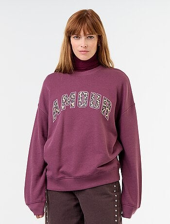 Sweat oversize imprimé