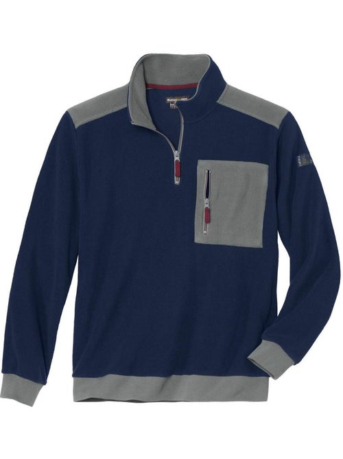 Sweat Polaire Col Zipp? Outdoor? - ATLAS FOR MEN - Kiabi Sweat Polaire Col Zipp? Outdoor? - ATLAS FOR MEN - Kiabi