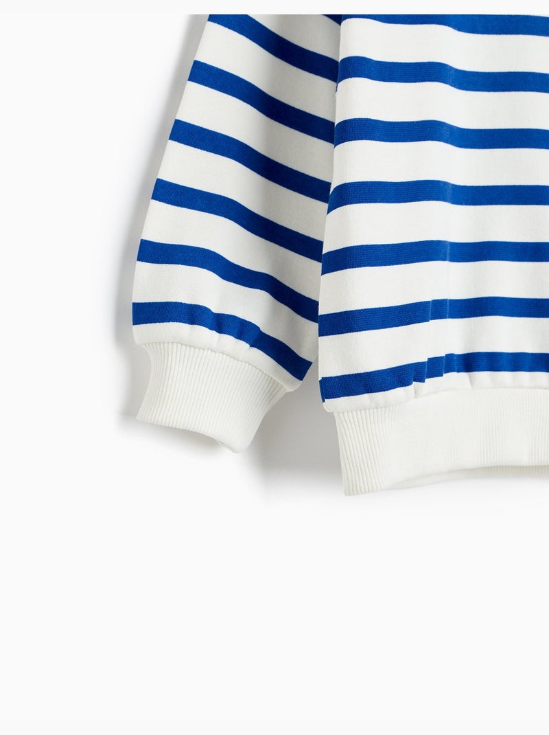 Sweat rayé, mo fashion Bleu - Kiabi