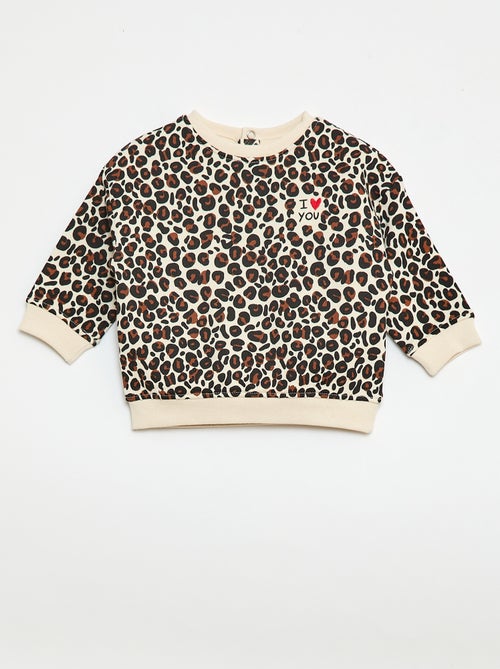 Sweat-shirt à col rond  'Agathe Sorlet x Kiabi' - Saint-Valentin - Kiabi