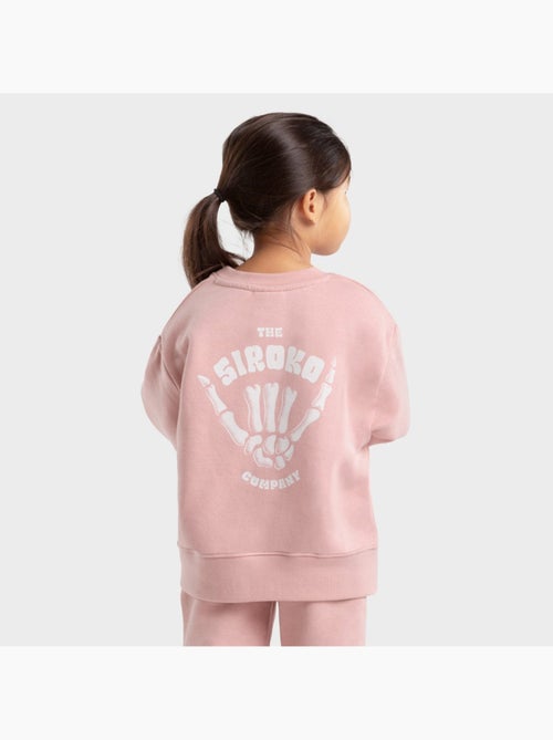 Sweat-shirt à col rond fille lifestyle enfants cheer-g - Kiabi Sweat-shirt à col rond fille lifestyle enfants cheer-g - Kiabi