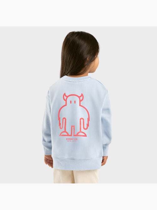 Sweat-shirt à col rond fille lifestyle enfants gummy-g - Kiabi