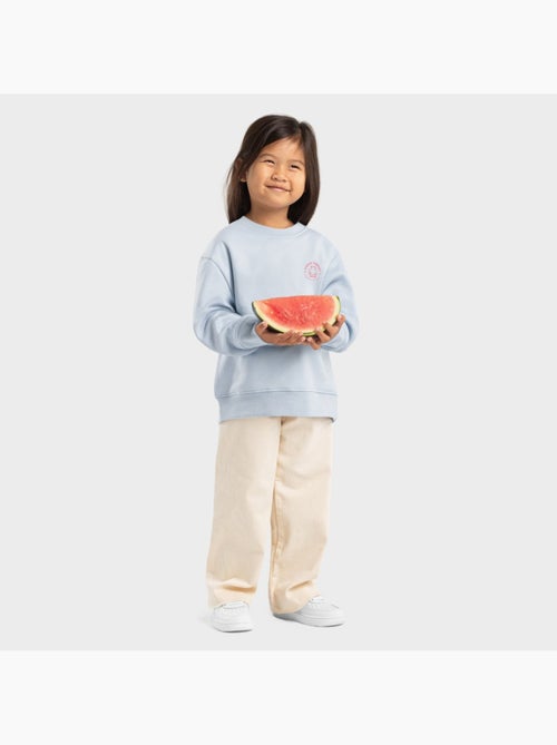 Sweat-shirt à col rond fille lifestyle enfants gummy-g - Kiabi
