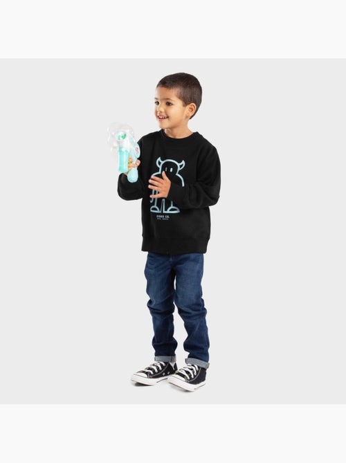 Sweat-shirt à col rond garçon lifestyle enfants furry - Kiabi Sweat-shirt à col rond garçon lifestyle enfants furry - Kiabi