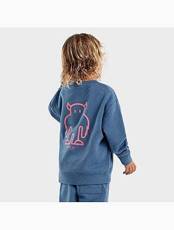 Sweat-shirt à col rond garçon lifestyle enfants glob