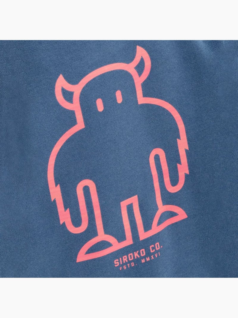 Sweat-shirt à col rond garçon lifestyle enfants glob Bleu - Kiabi