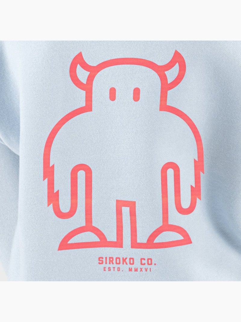 Sweat-shirt à col rond garçon lifestyle enfants gummy Bleu - Kiabi