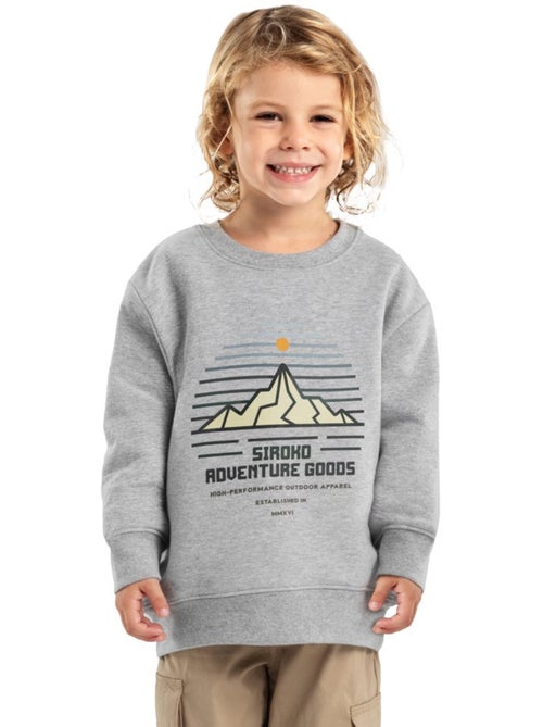 Sweat-shirt à col rond garçon lifestyle enfants progress - Kiabi Sweat-shirt à col rond garçon lifestyle enfants progress - Kiabi