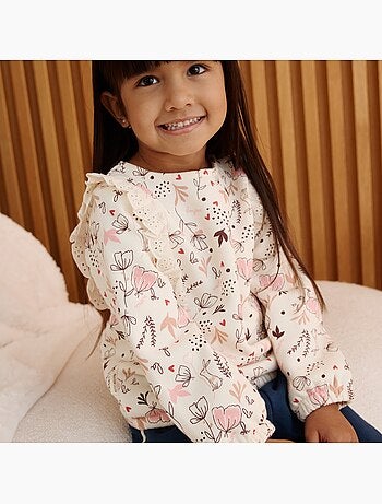 Sweat-shirt bébé en molleton aimée