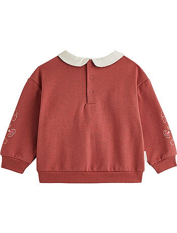 Sweat-shirt bébé en molleton léa