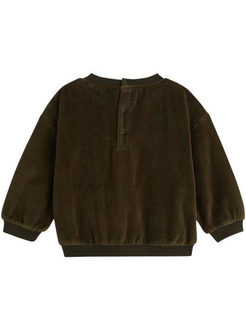 Sweat-shirt bébé en velours Ginkgo - Kiabi