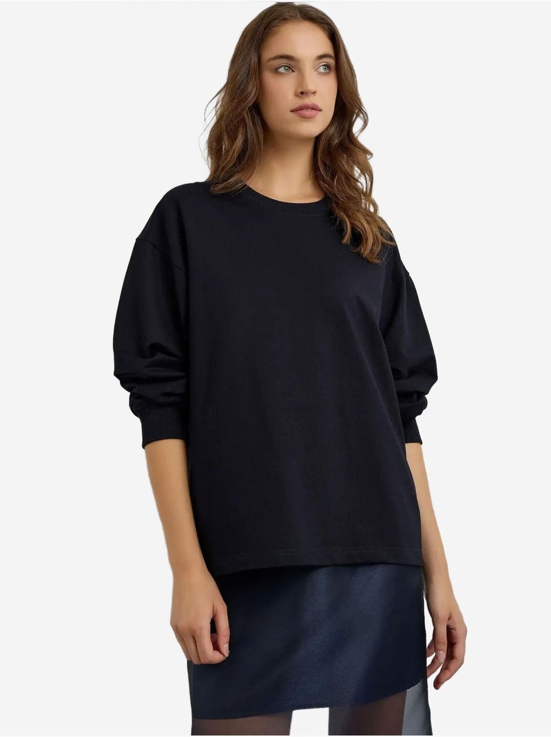 Sweat-shirt bleu marine hiccup Bleu - Kiabi