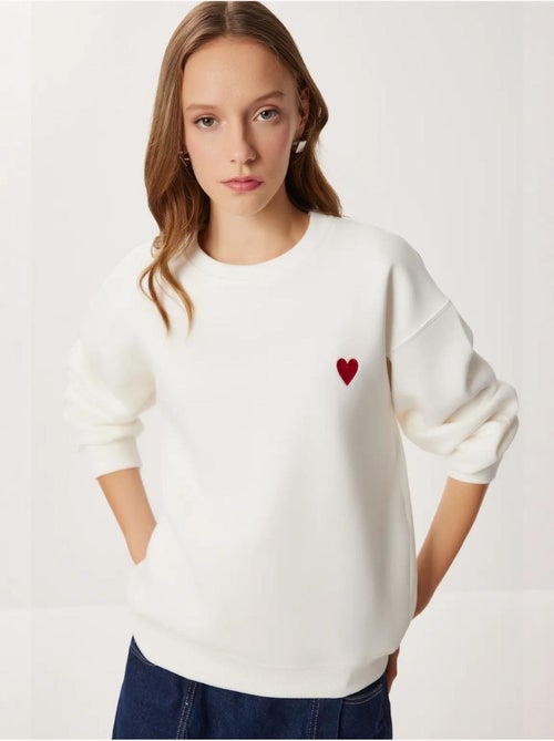 Sweat-shirt brodé à col rond istanbul - Kiabi Sweat-shirt brodé à col rond istanbul - Kiabi