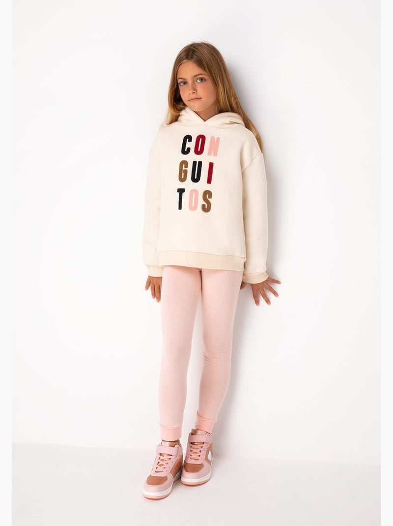 Sweat-shirt conguitos Beige - Kiabi